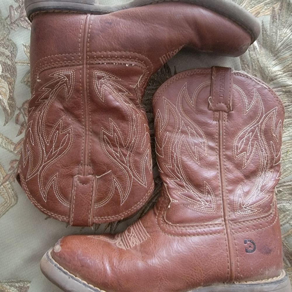 Durango Kids Brown Leather Boots